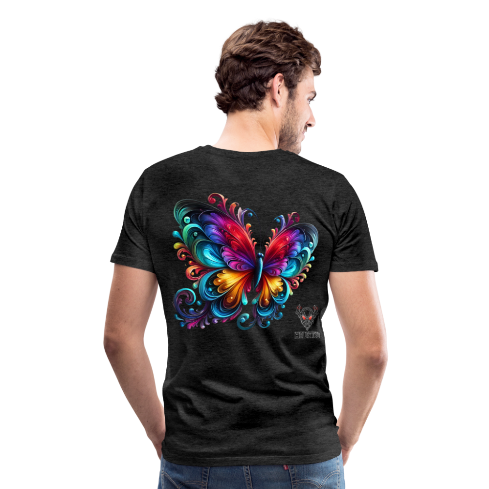 Men T-Shirt Radiant Butterfly Art - Anthrazit