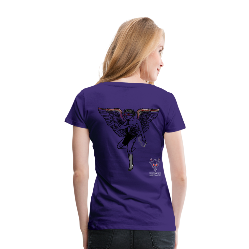 Woman T-Shirt Angel bloody - Lila
