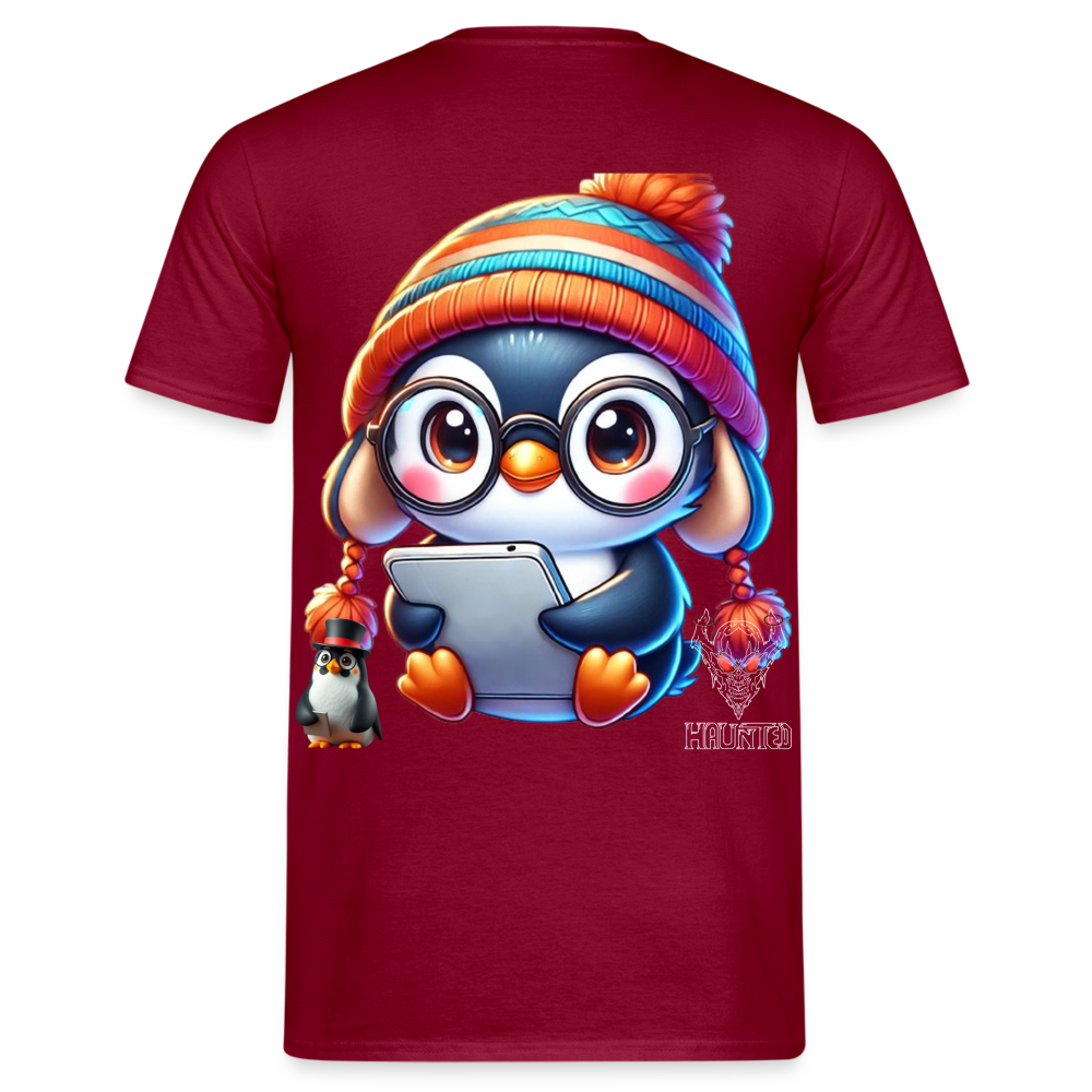 Men T-Shirt KasPenguin with Pad - Ziegelrot