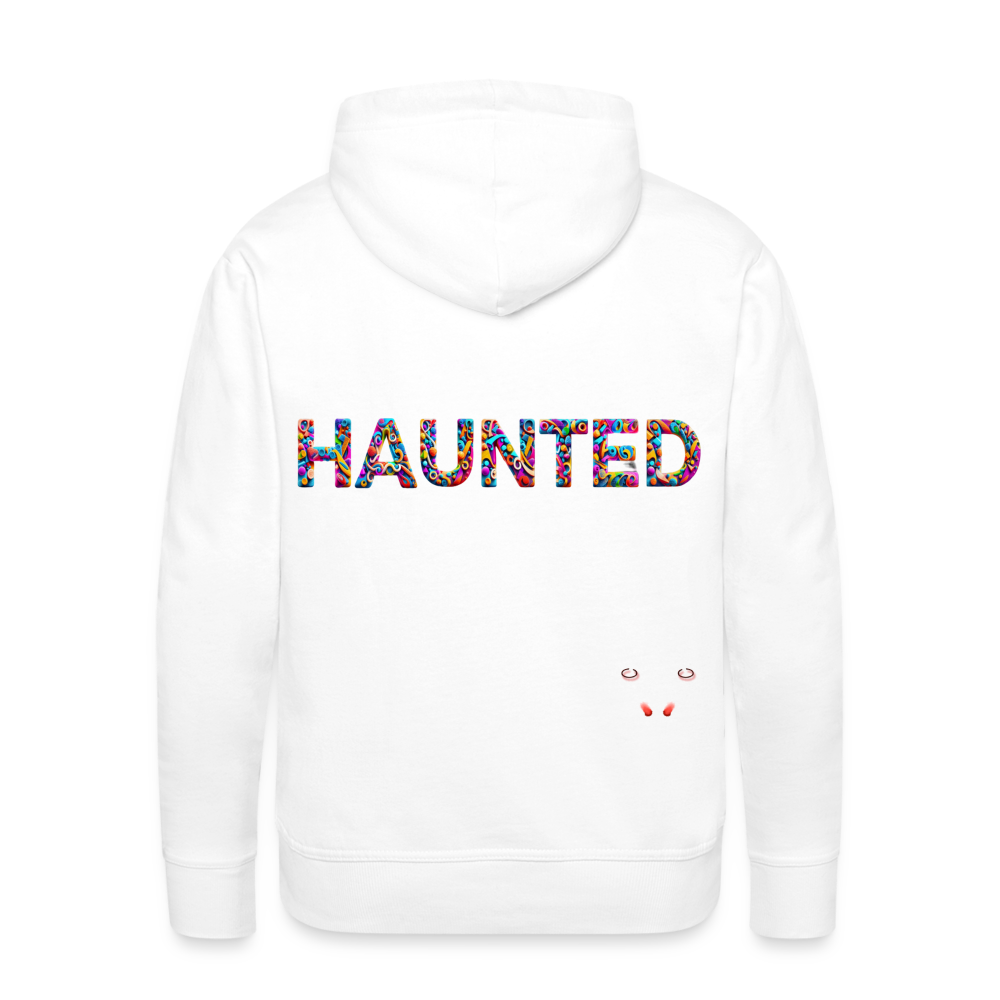 Men Hoodie Haunted Doodle Dreams - Weiß
