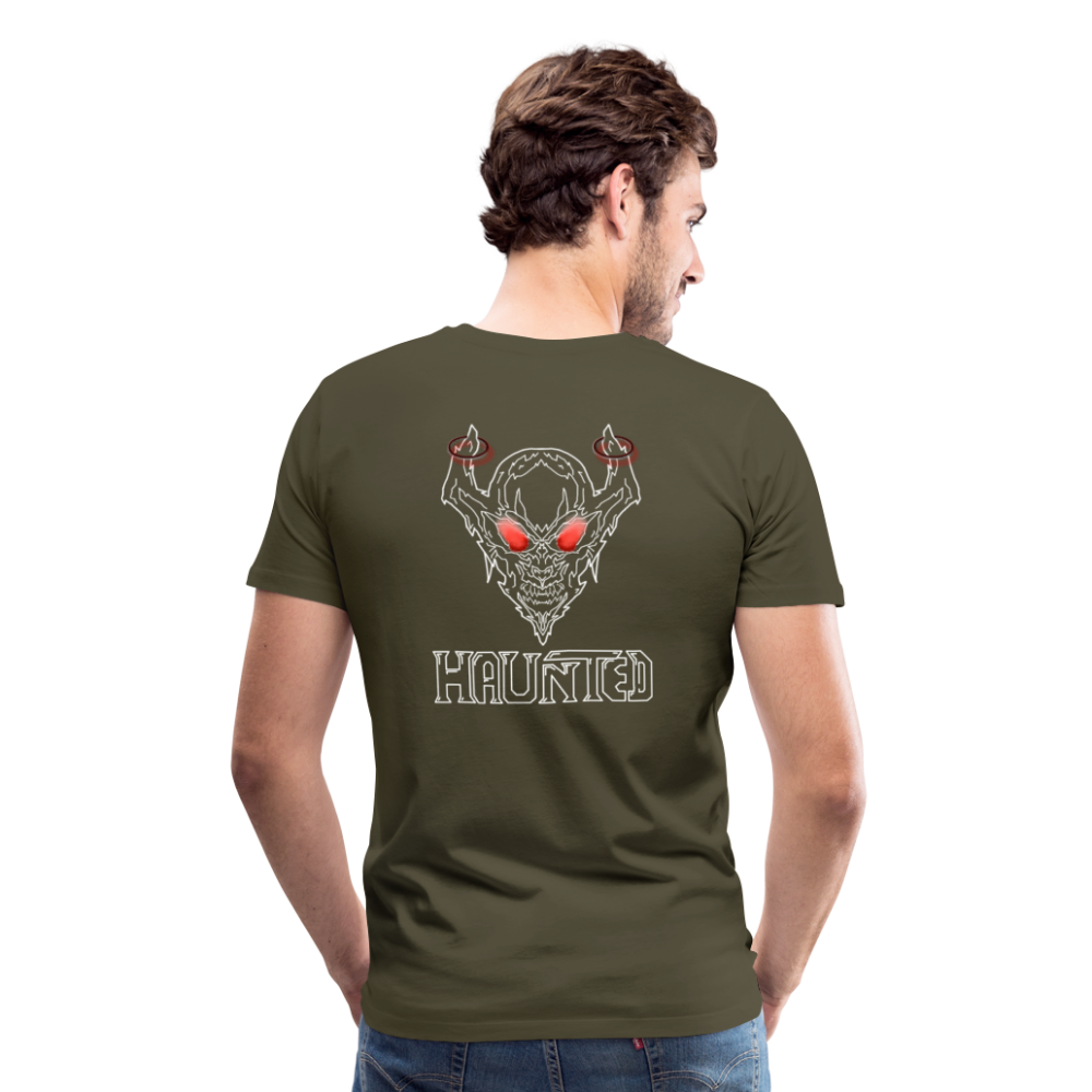 Men T-Shirt Deamon White - Khaki