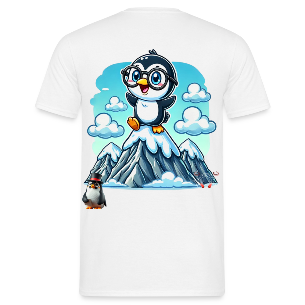 Men T-Shirt KasPenguin on Top - Weiß