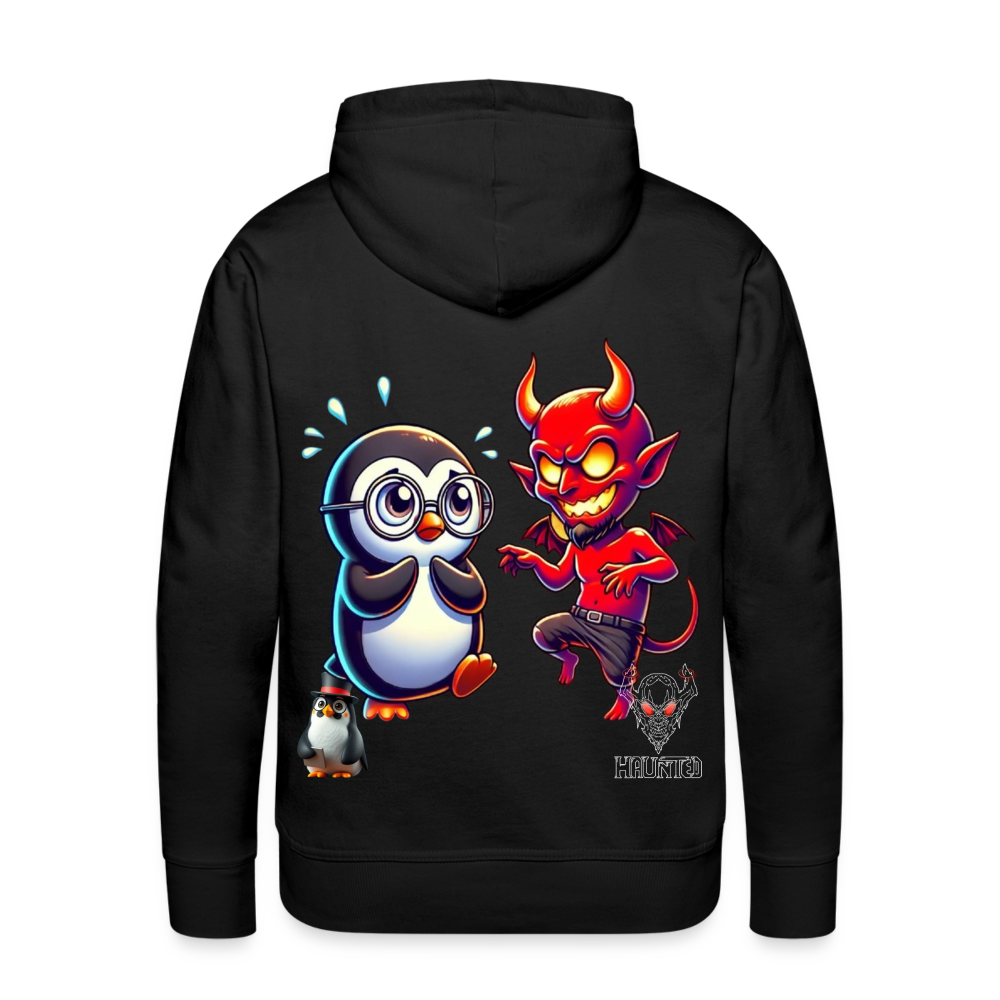 Men Hoodie Dancing with Devil - Schwarz