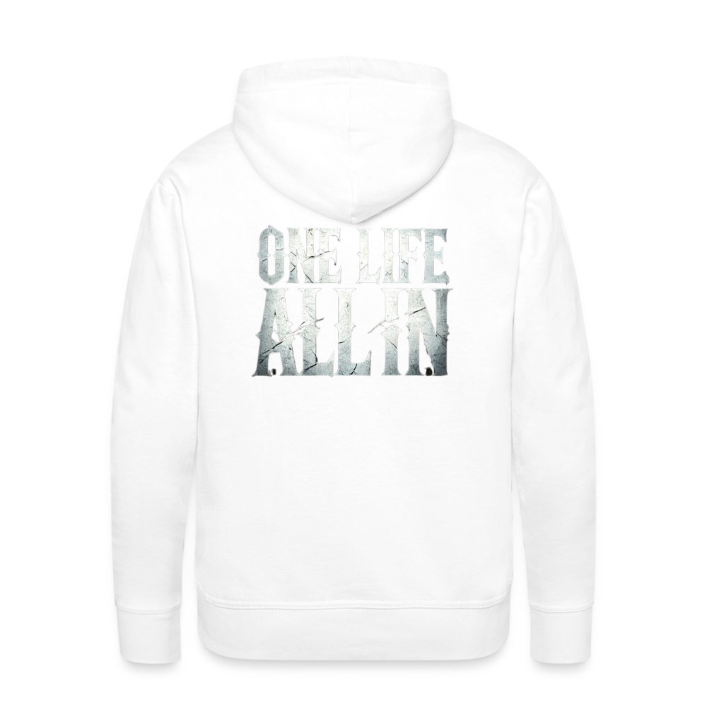 Men Hoodie One Life All In - Weiß