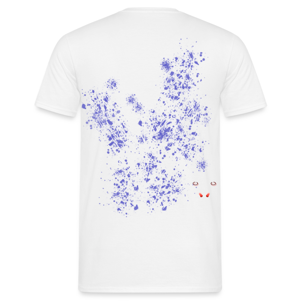 Men T-Shirt Light Blue Wings - Weiß
