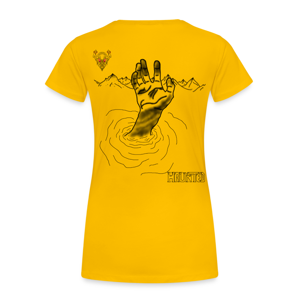 Woman T-Shirt Drowning - Sonnengelb
