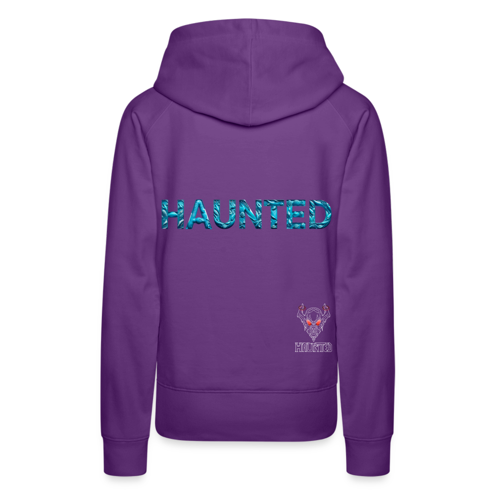 Women Hoodie Aqua Depth Elixir - Purple