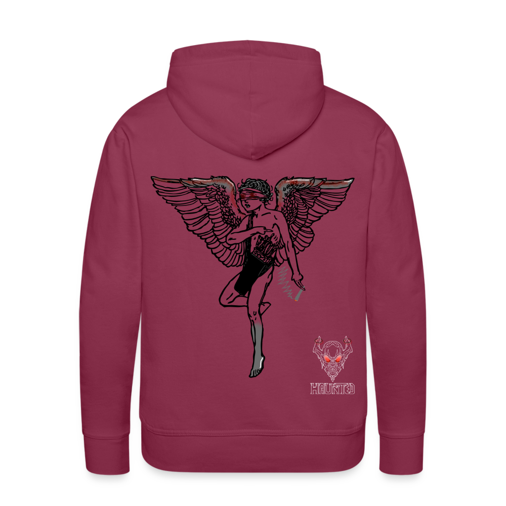 Men Hoodie There Is No Heaven bloody - Bordeaux