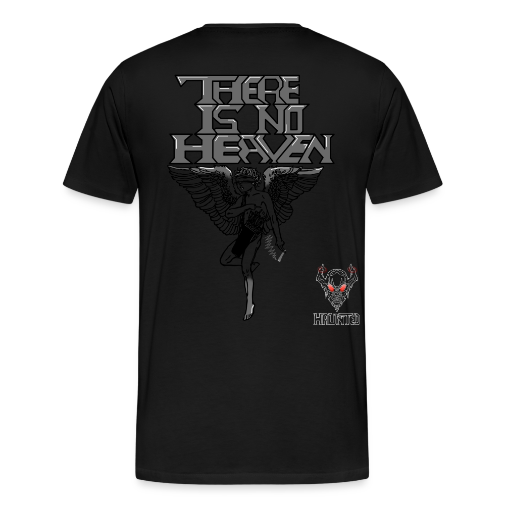 Men T-Shirt There Is No Heaven - Schwarz