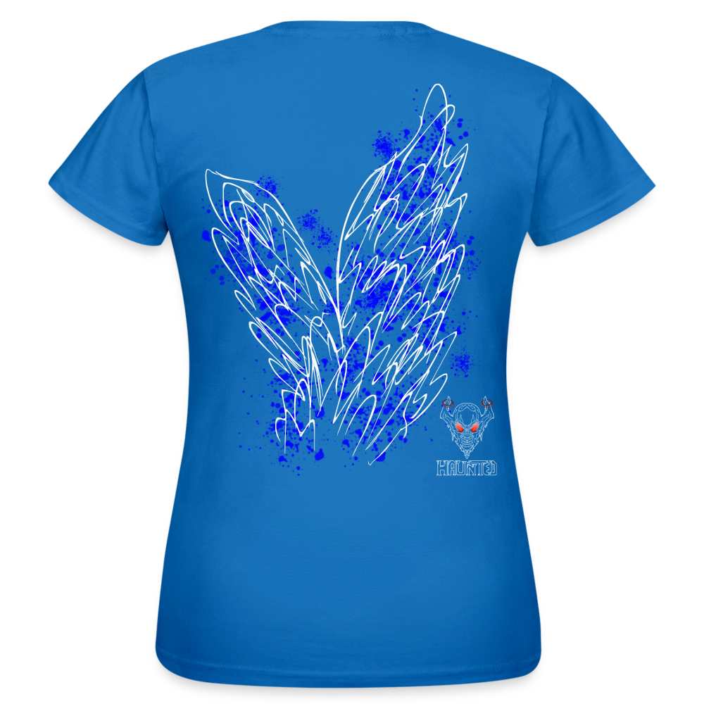 Women T-Shirt Blue Wings - Royalblau