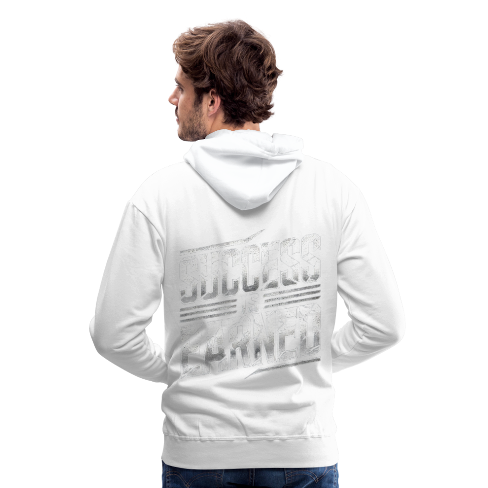 Men Hoodie Success is Earned - Weiß