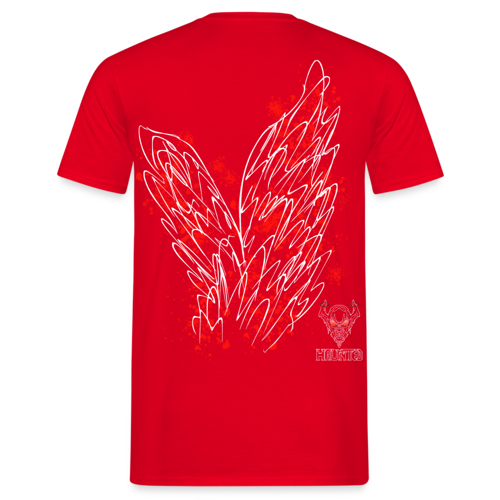 Men T-Shirt Red Wings - Rot