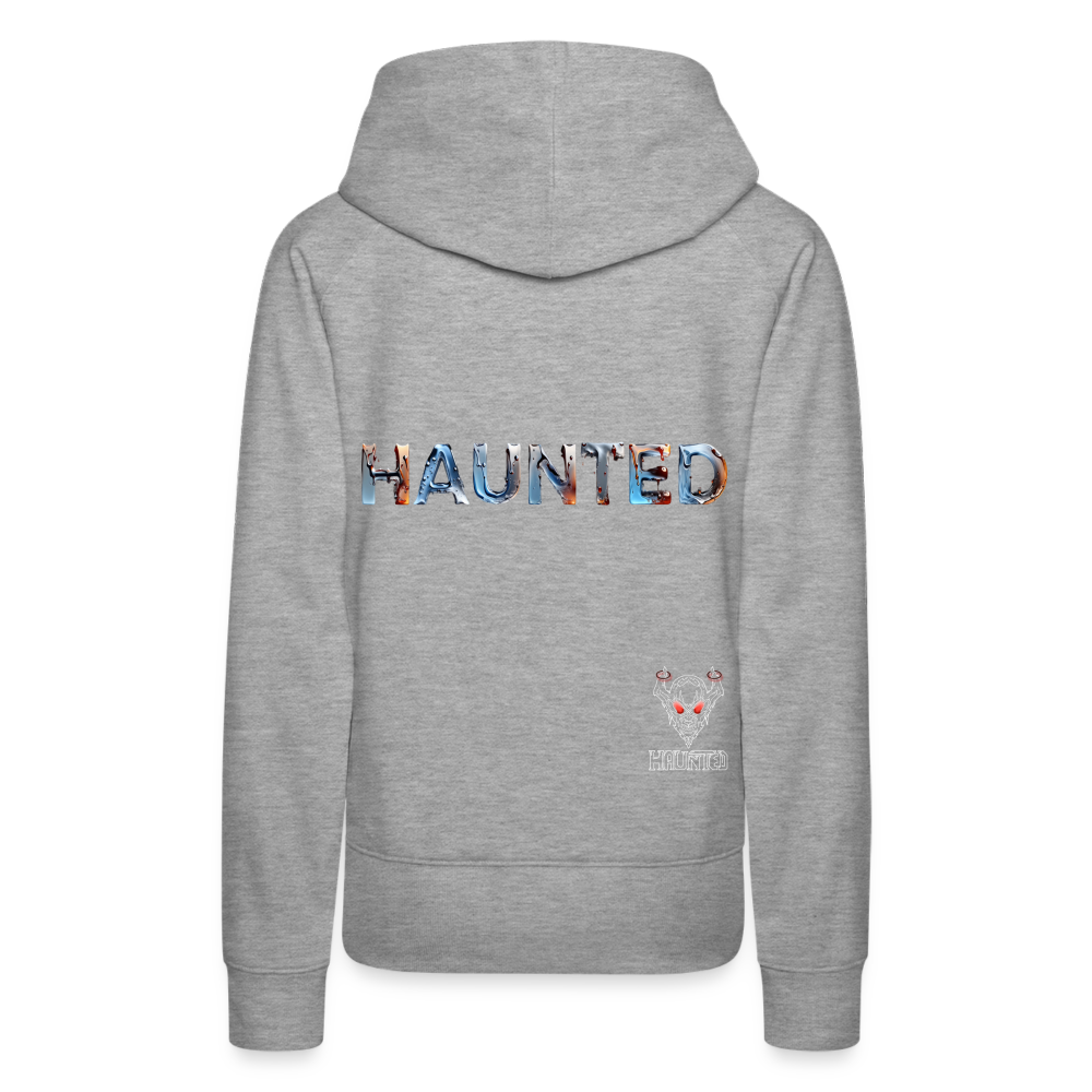 Women Hoodie Aqua Ember Elixir - Grau meliert