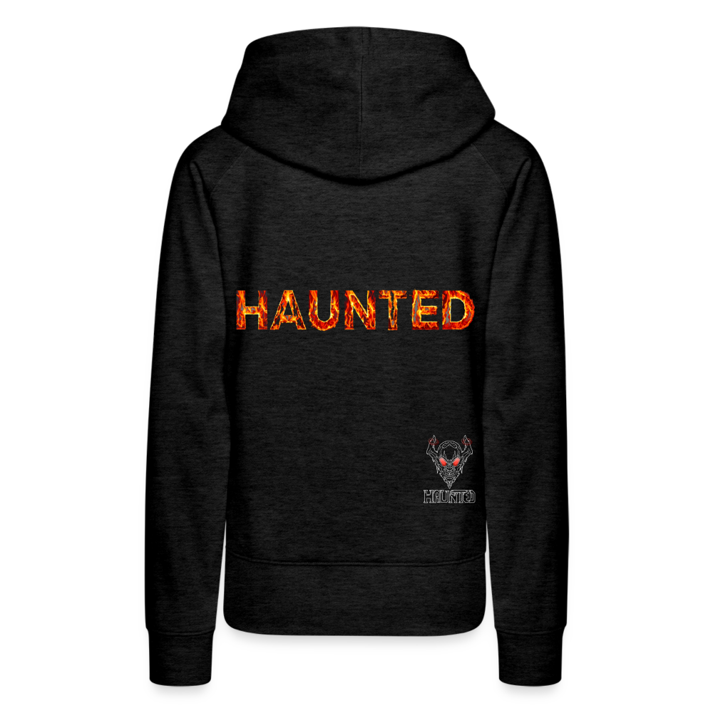 Women Hoodie Blazing Ember Fury - Anthrazit