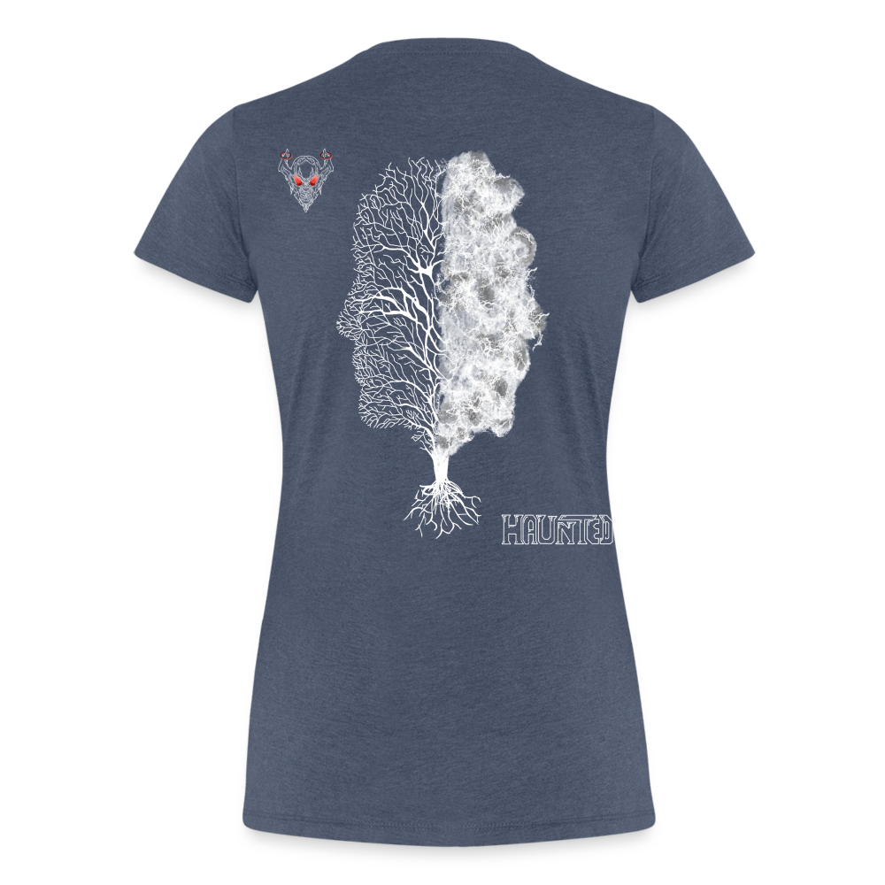 Woman T-Shirt Dead or Alive - Blau meliert