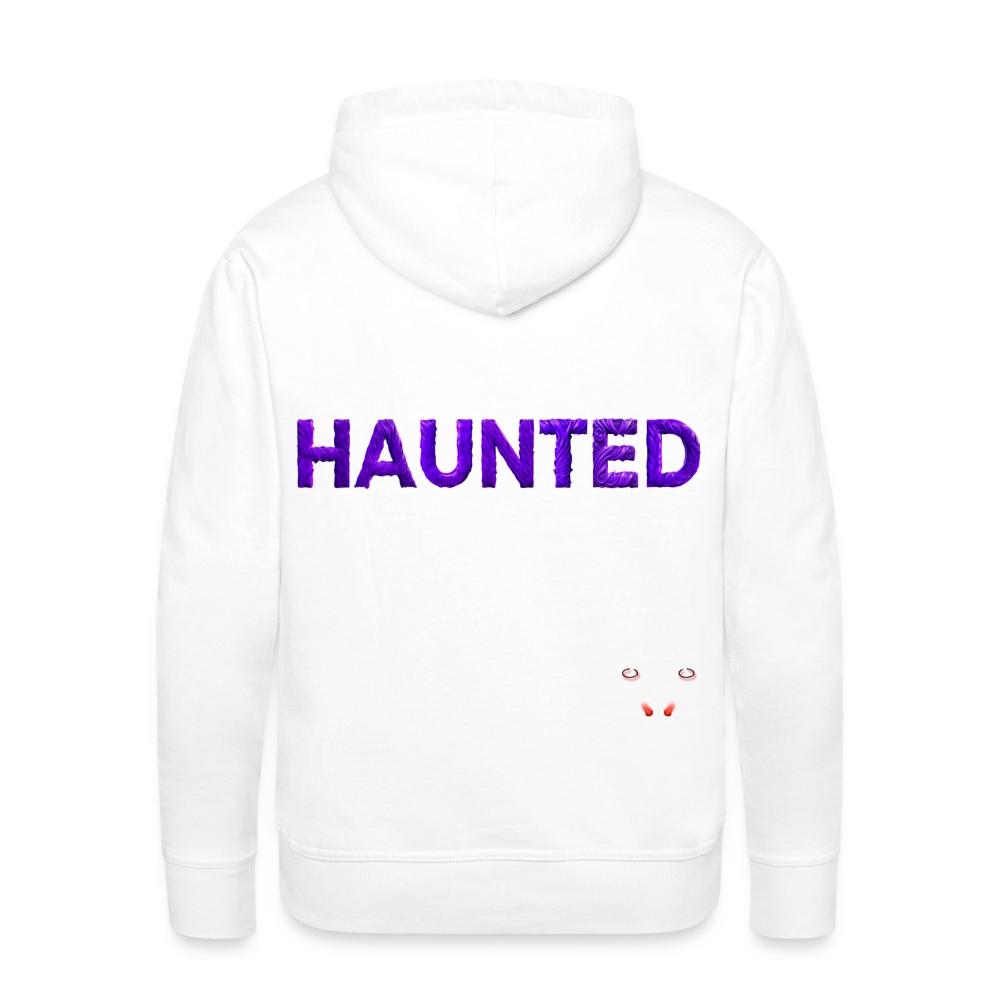 Men Hoodie Enchanted Velvet Mist - Weiß