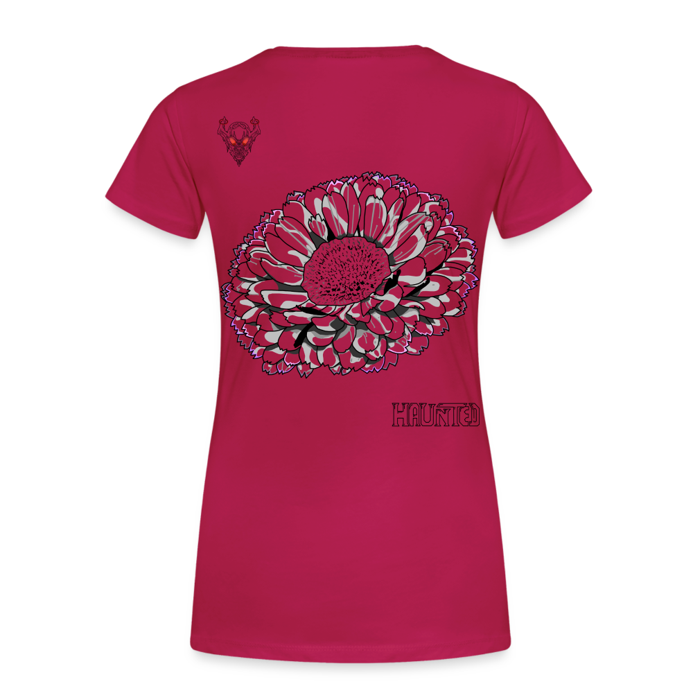 Woman T-Shirt Calendula - dunkles Pink