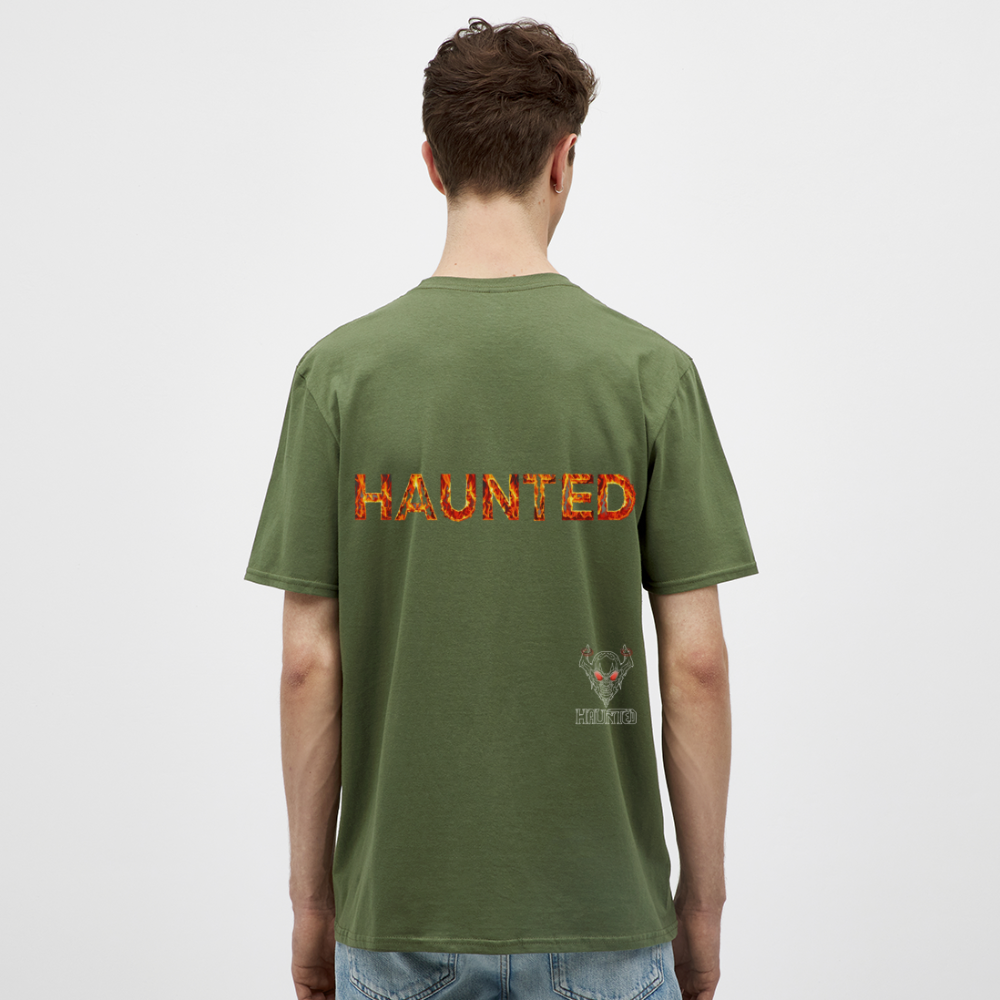 Men T-Shirt Blazing Ember Fury - Militärgrün