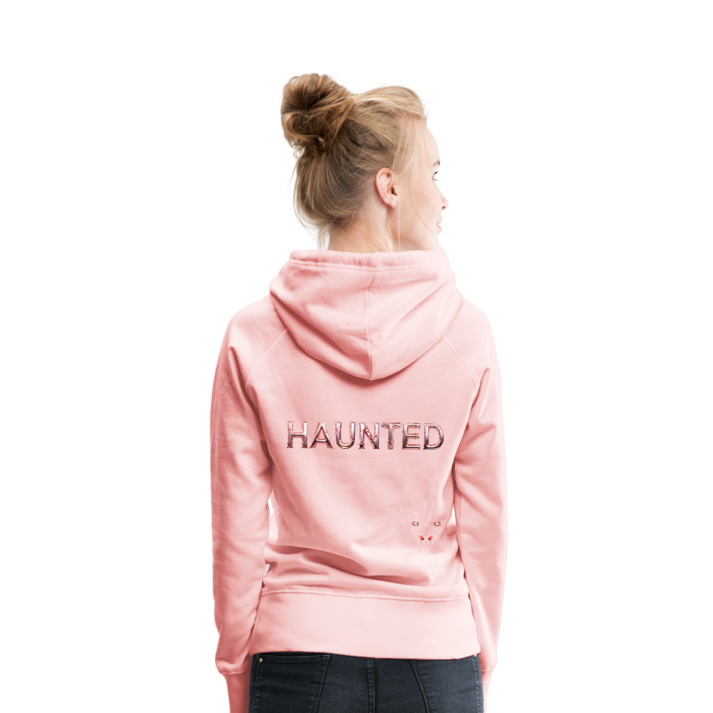 Women Hoodie Rose Gold Radiance - Kristallrosa