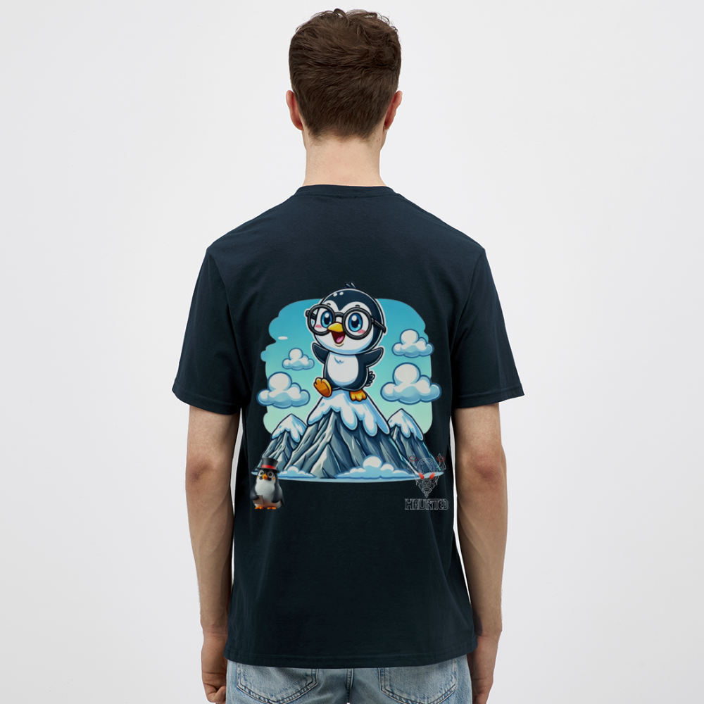 Men T-Shirt KasPenguin on Top - Navy