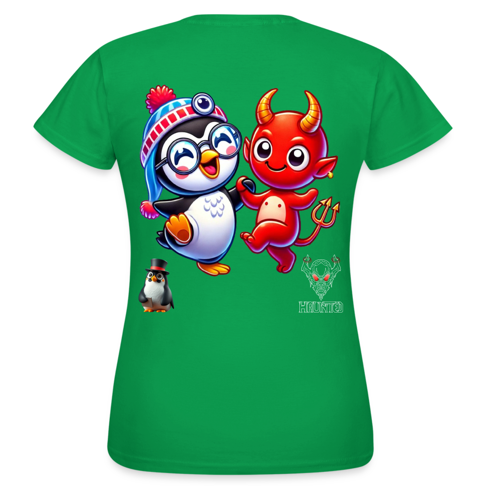 Women T-Shirt Dancing with Devil - Kelly Green