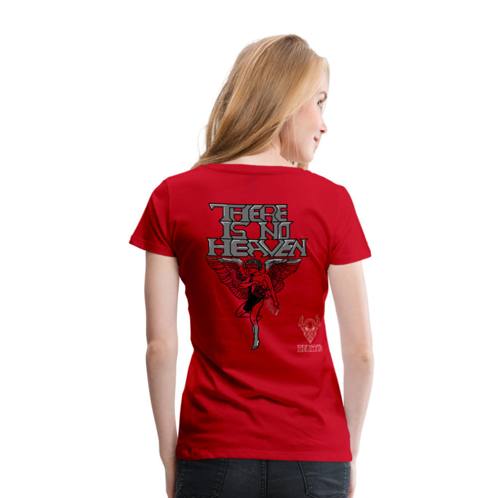 Woman T-Shirt There Is No Heaven - Rot