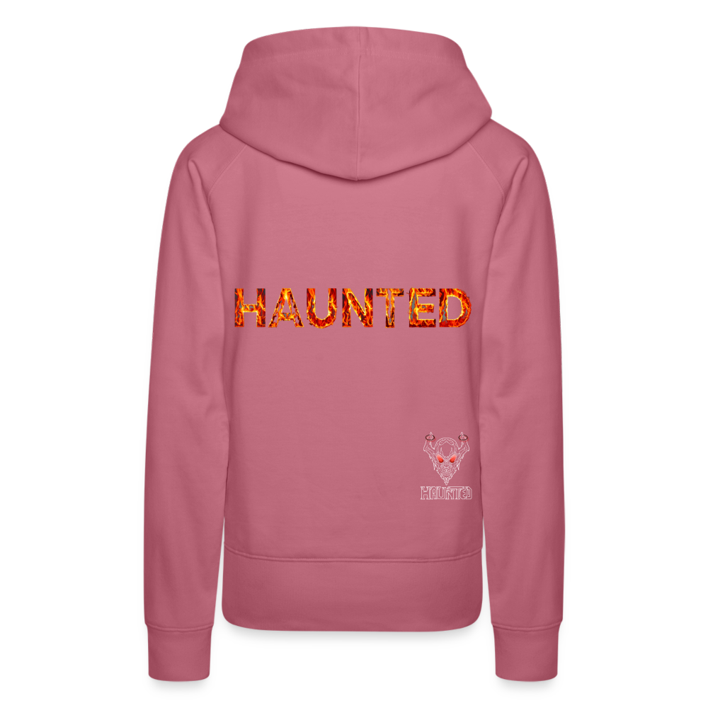 Women Hoodie Blazing Ember Fury - Malve