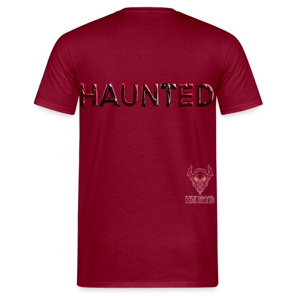 Men T-Shirt Crimson Velvet Glow - Ziegelrot