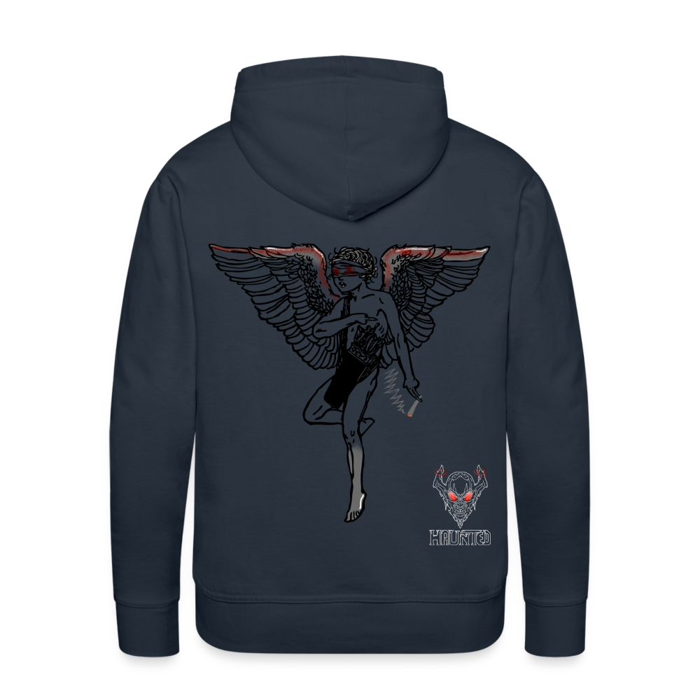 Men Hoodie There Is No Heaven bloody - Navy