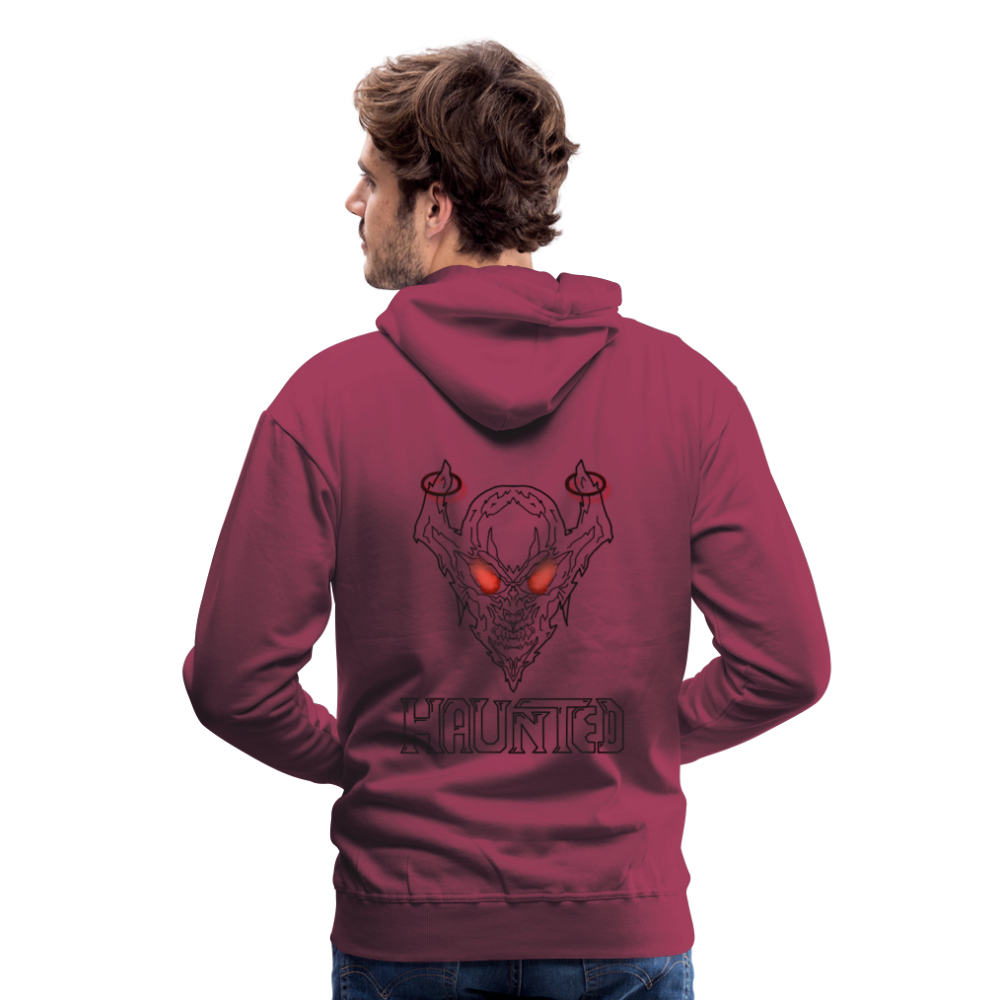 Men Hoodie Deamon Black - Bordeaux