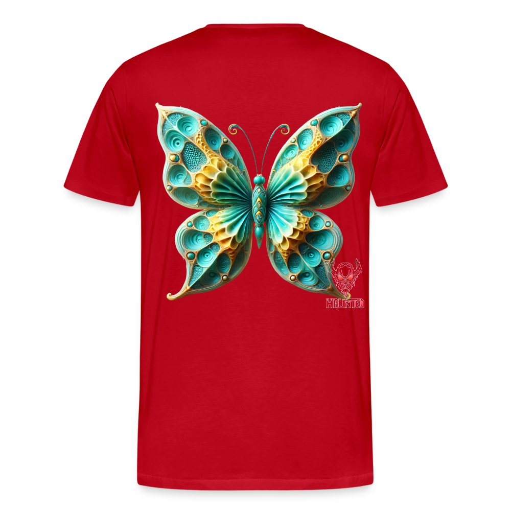 Men T-Shirt Aqua Wing Symphony - Rot