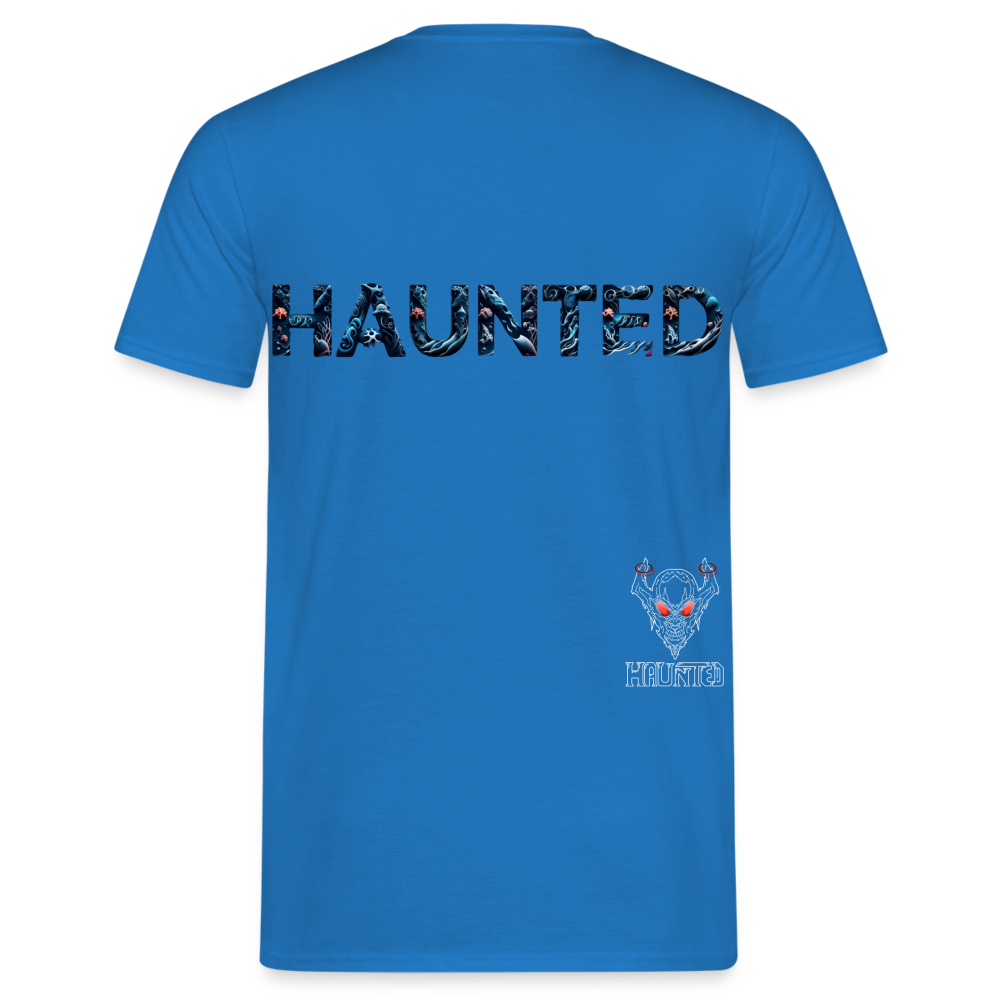 Men T-Shirt Abyssal Coral Glow - Royalblau