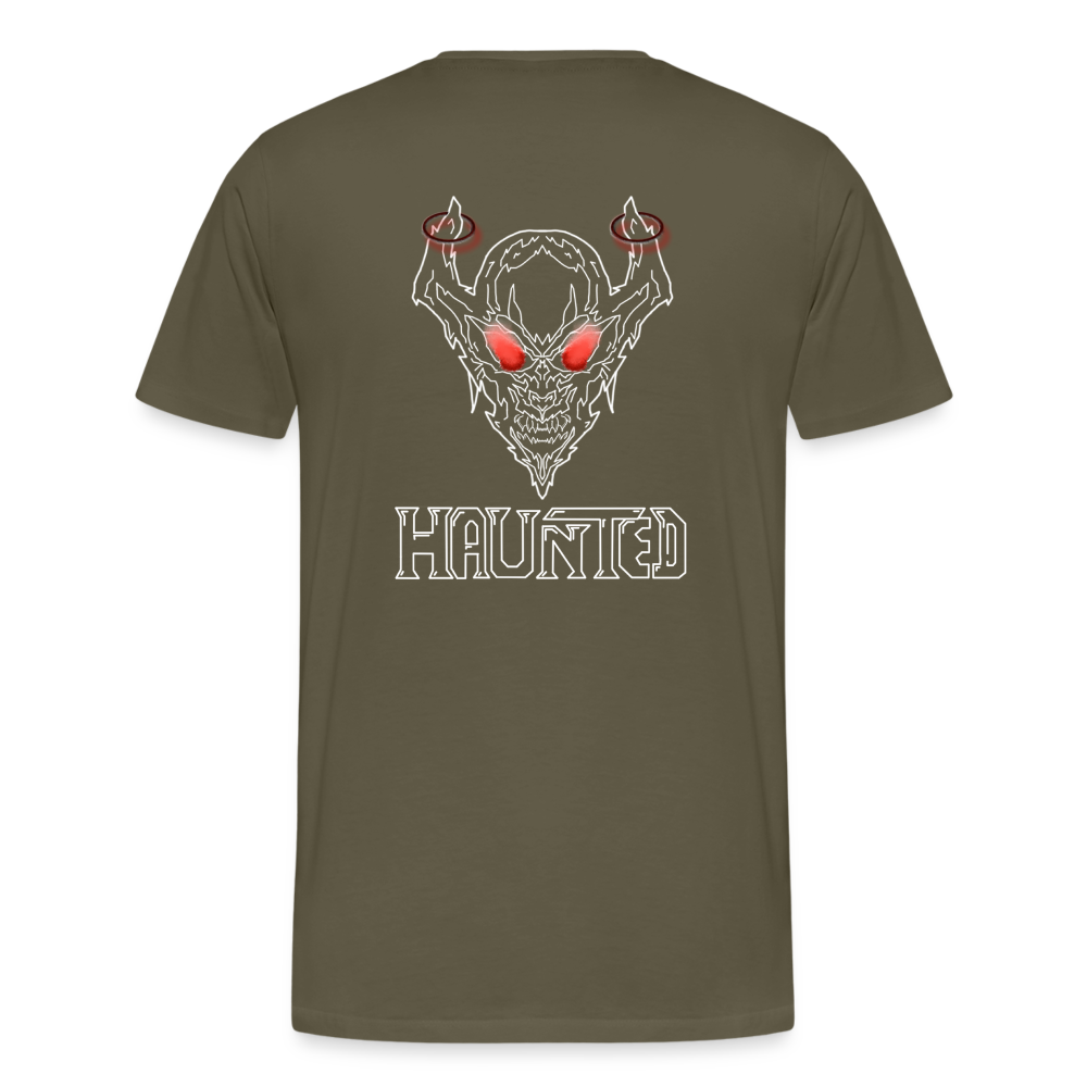 Men T-Shirt Deamon White - Khaki