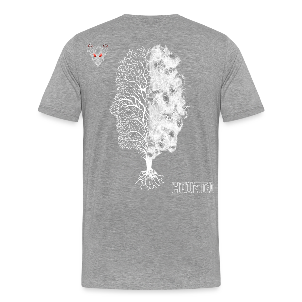 Man T-Shirt Dead or Alive - Grau meliert
