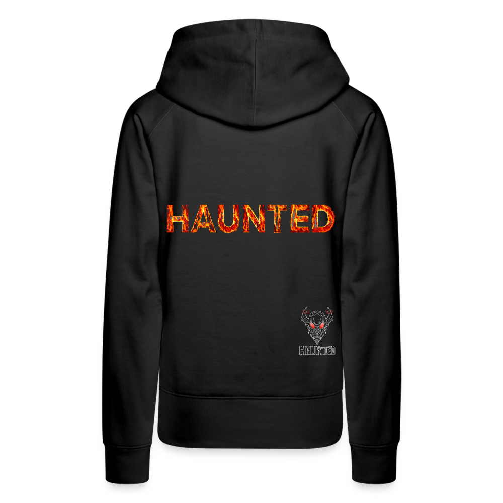 Women Hoodie Blazing Ember Fury - Schwarz