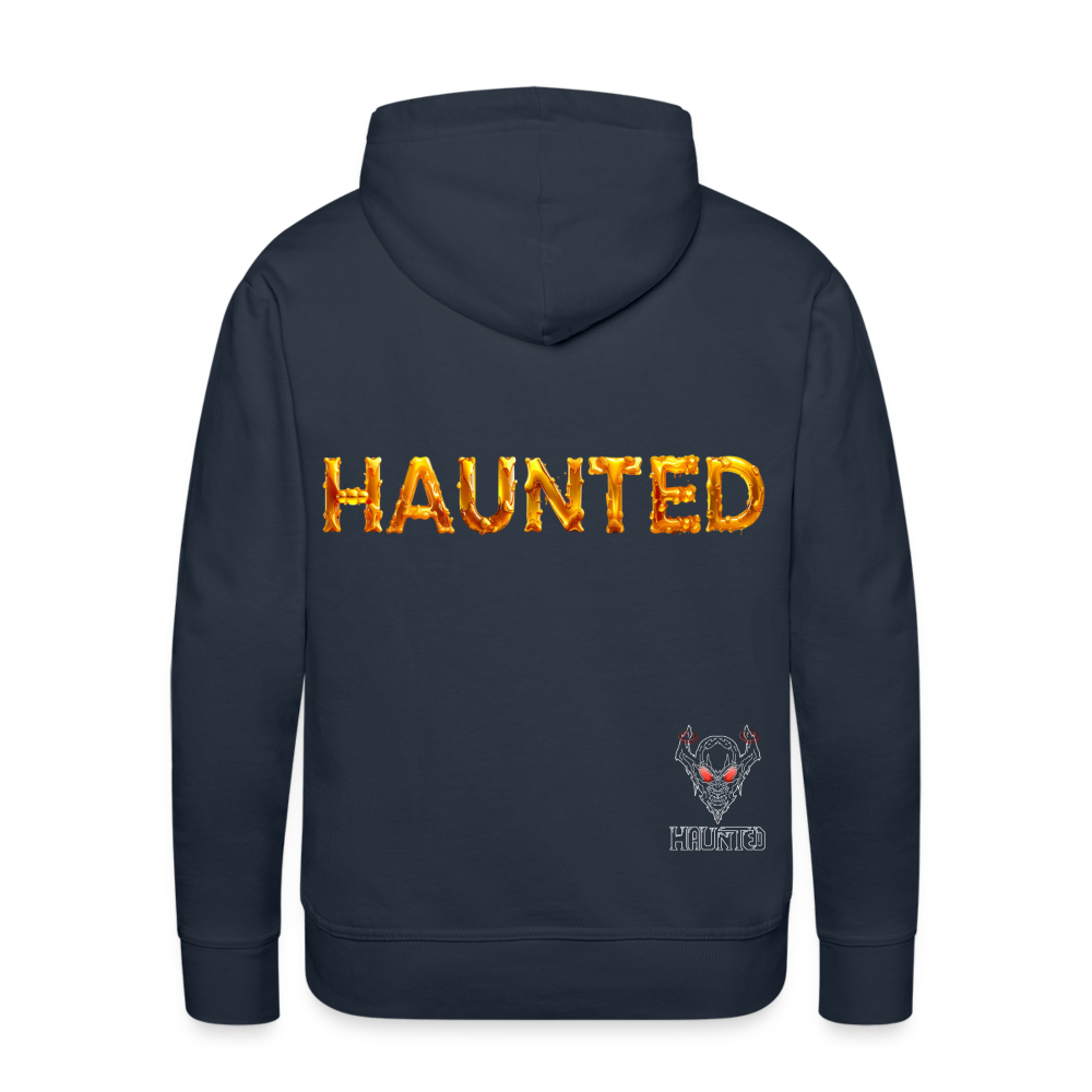Men Hoodie Golden Nectar Glow - Navy