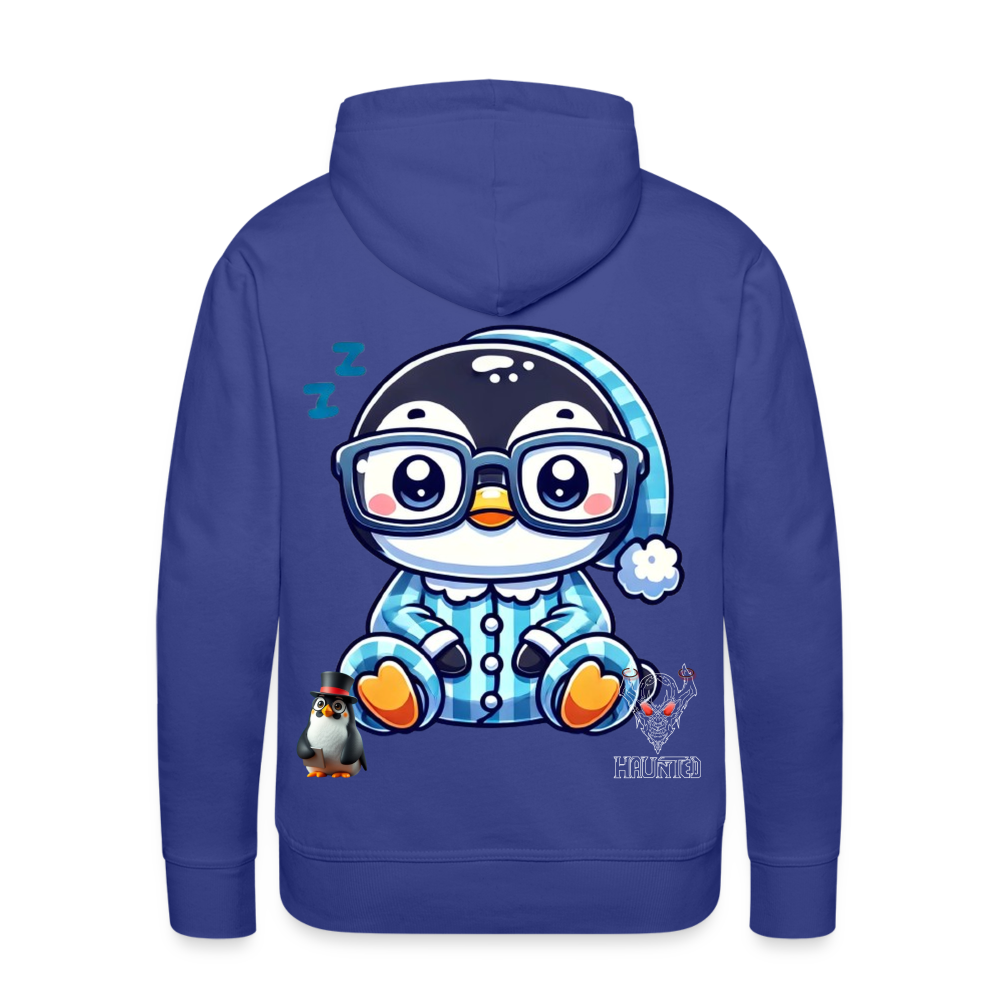 Men Hoodie KasPenguin in Pyjama - Königsblau