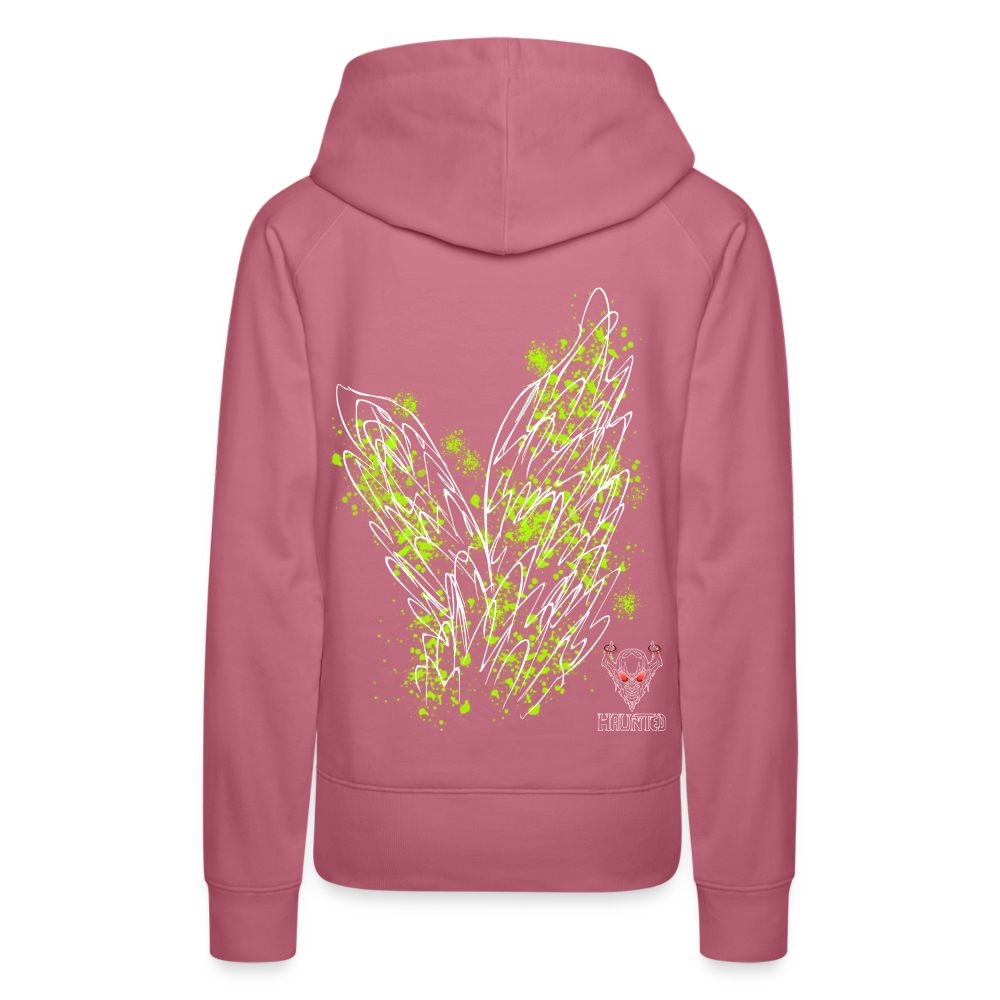 Women Hoodie Poison Green Wings - Malve