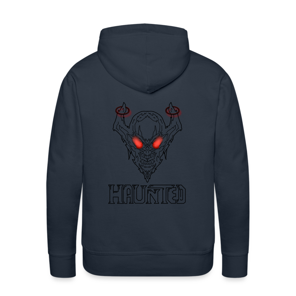 Men Hoodie Deamon Black - Navy