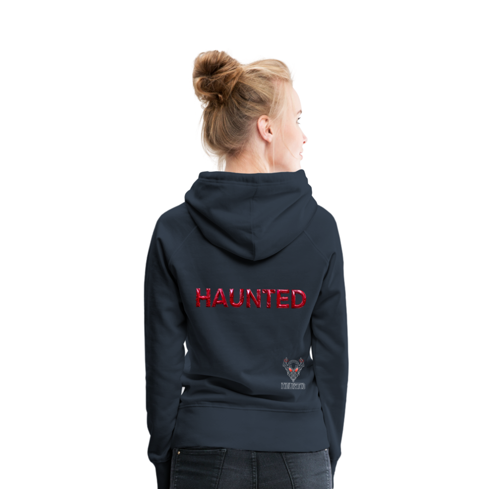 Women Hoodie Ruby Flame Elixir - Navy