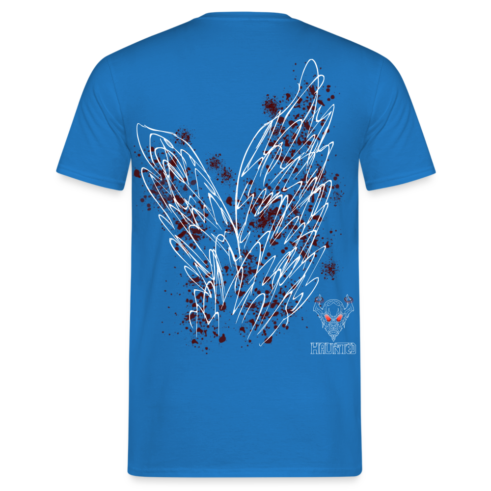 Men T-Shirt Dark Red Wings - Royalblau