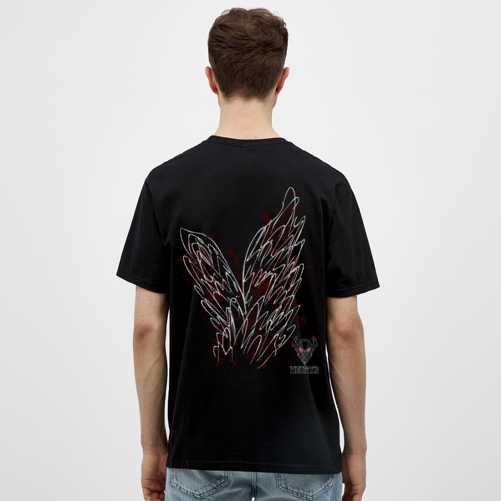 Men T-Shirt Dark Red Wings - Schwarz