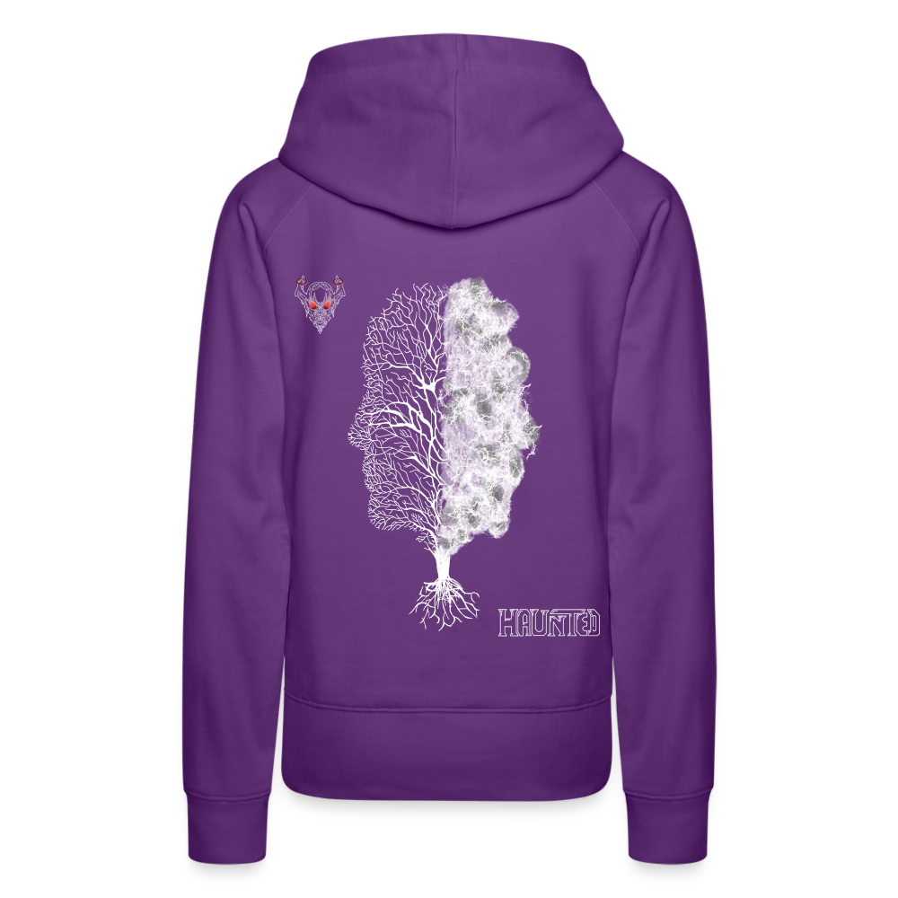 Woman Hoodie Dead or Alive - Purple