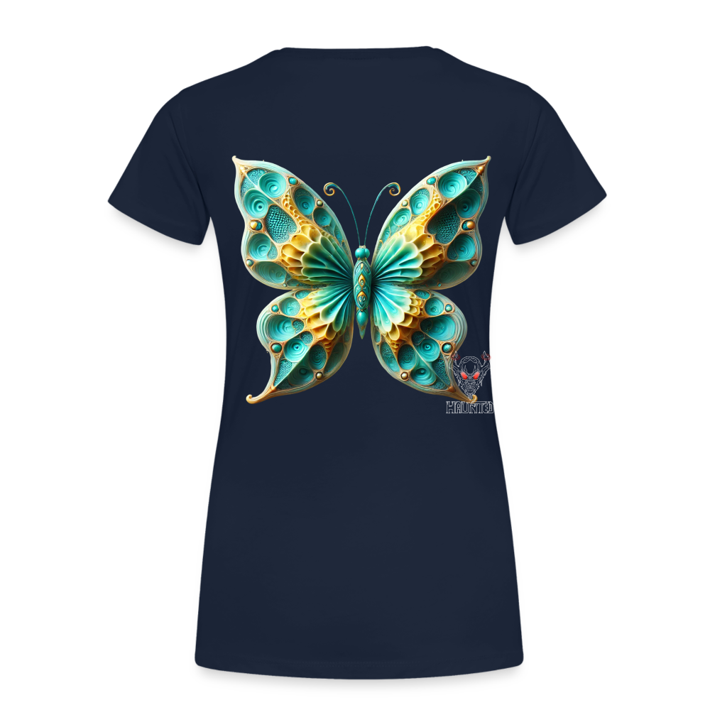 Woman T-Shirt Aqua Wing Symphony - Navy
