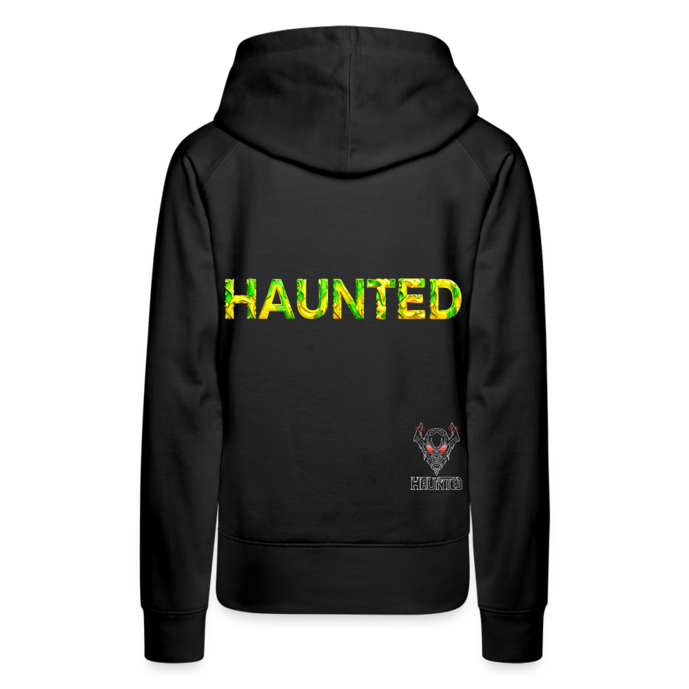 Women Hoodie Citrus Jungle Splash - Schwarz