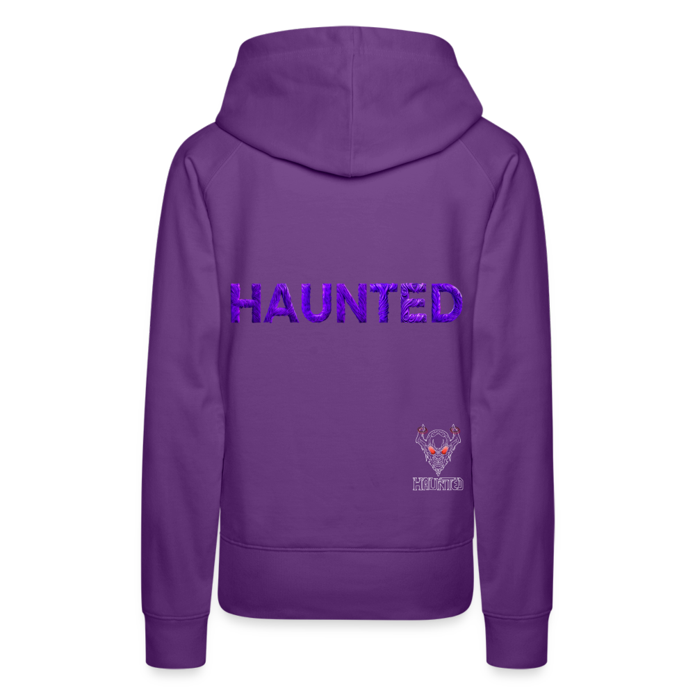 Women Hoodie Enchanted Velvet Mist - Purple