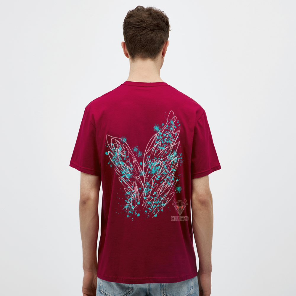 Men T-Shirt Aqua Wings - Ziegelrot