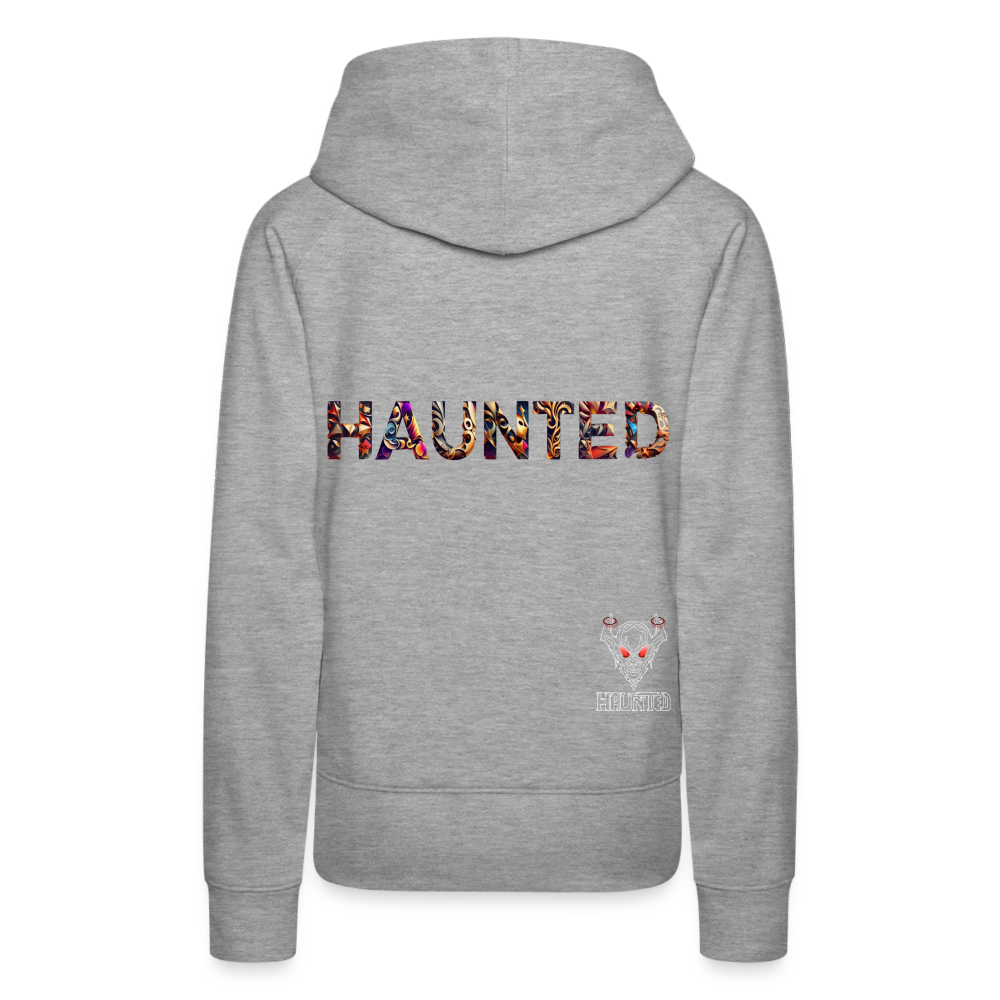 Women Hoodie Mystic Aura Blend - Grau meliert