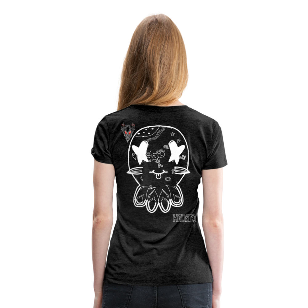 Woman T-Shirt Ghost Doodle - Anthrazit