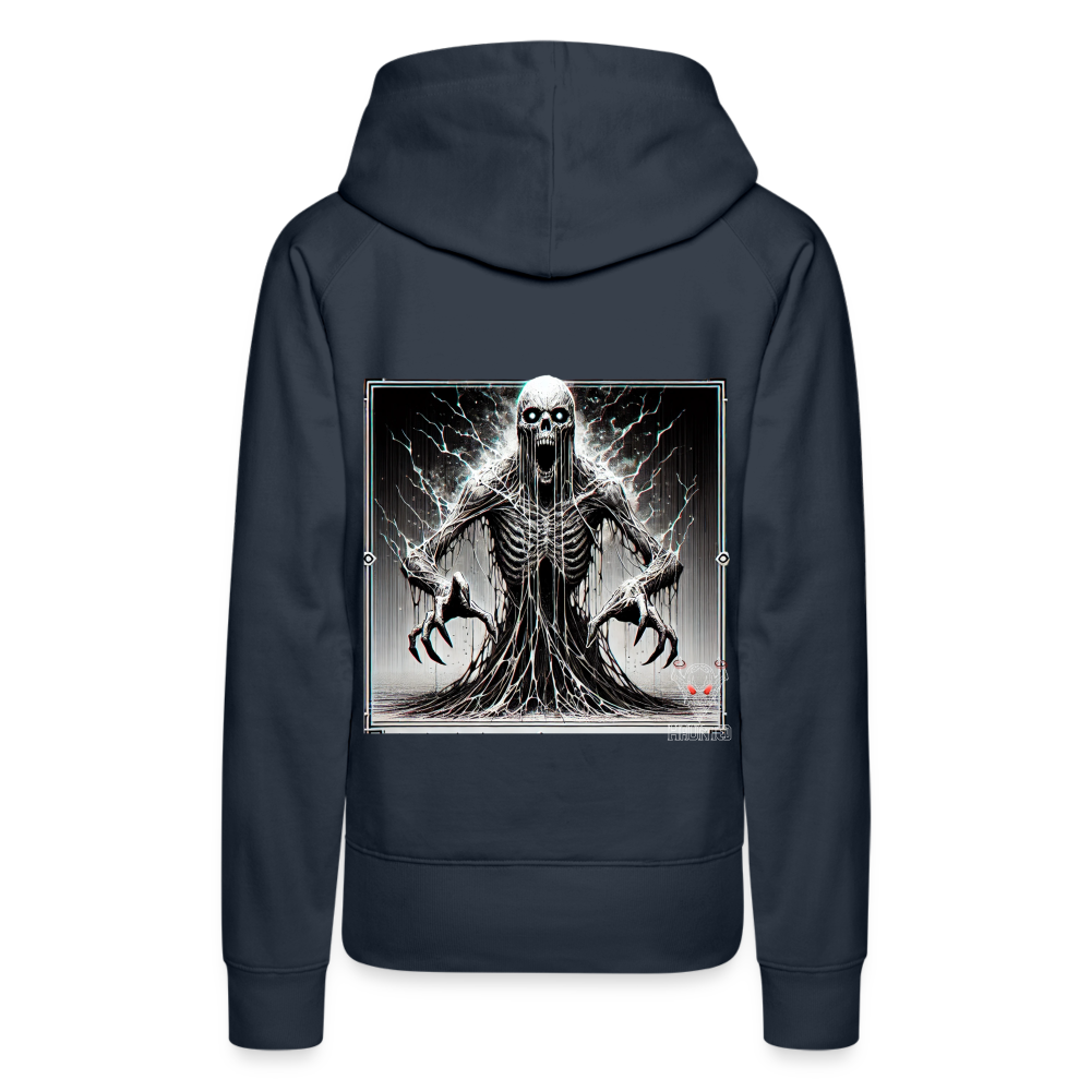 Woman Hoodie Ethereal Death Wraith - Navy